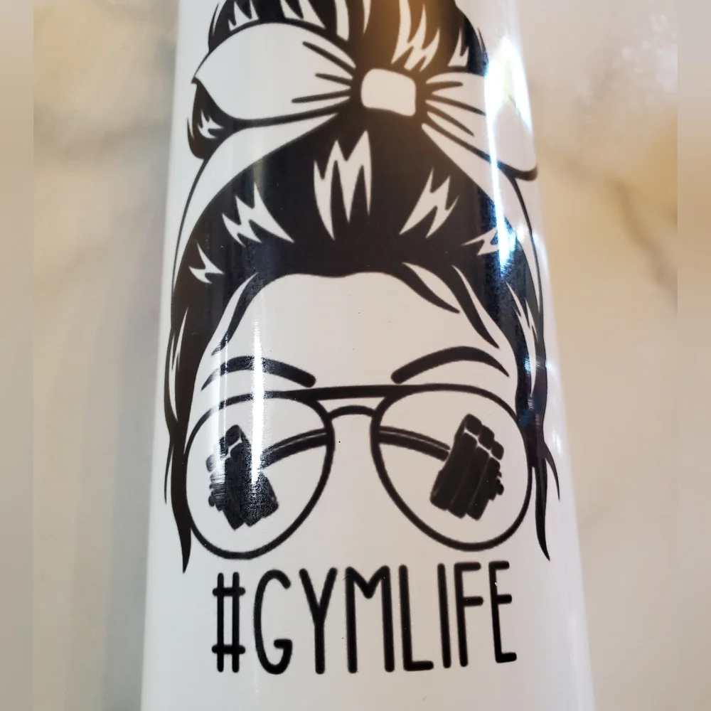 # Gym Life 32oz Hydro Handle Bottle 💜sale